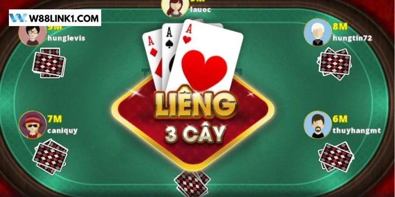 Hướng dẫn quy tắc chơi bài Liêng online W88 cơ bản cho người mới.