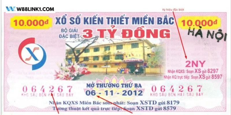 Cách dò vé số cần chú ý tới thông tin trên tờ vé. 
