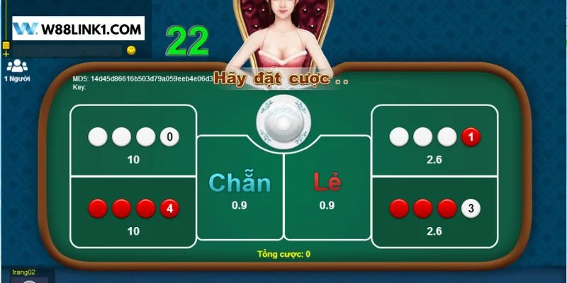 Xác suất tứ đỏ trong xóc đĩa không quá lớn. 