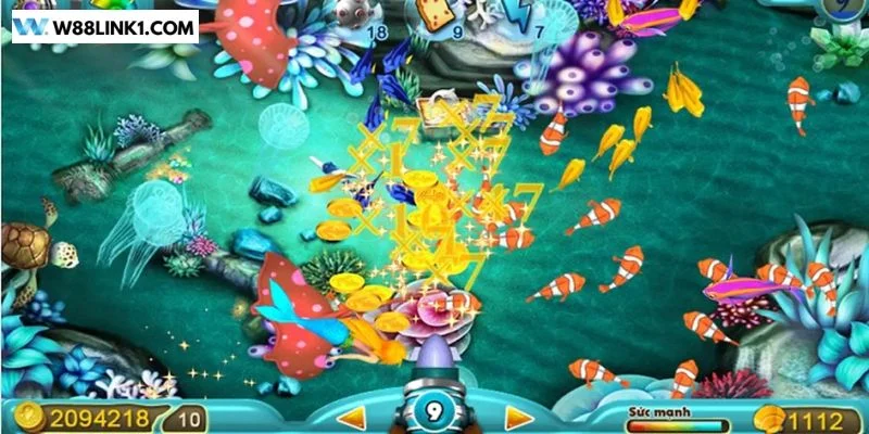 Có rất nhiều thiết bị hỗ trợ bắn cá trên bàn chơi.